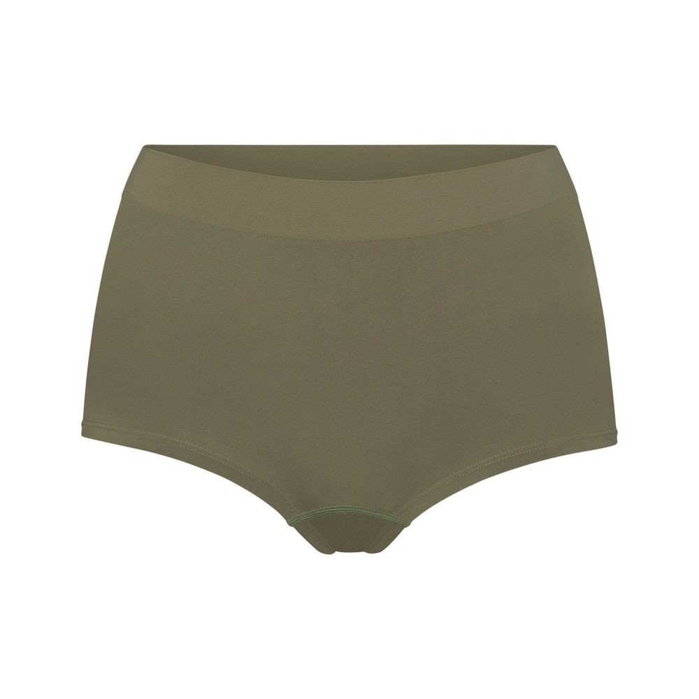 SKIMS NWT SOFT SMOOTHING BOY SHORT | ARMY GREEN, size S